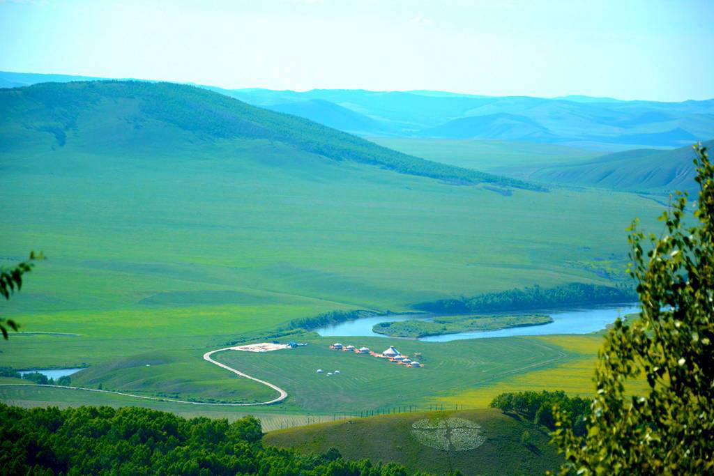 呼倫貝爾中俄邊境線